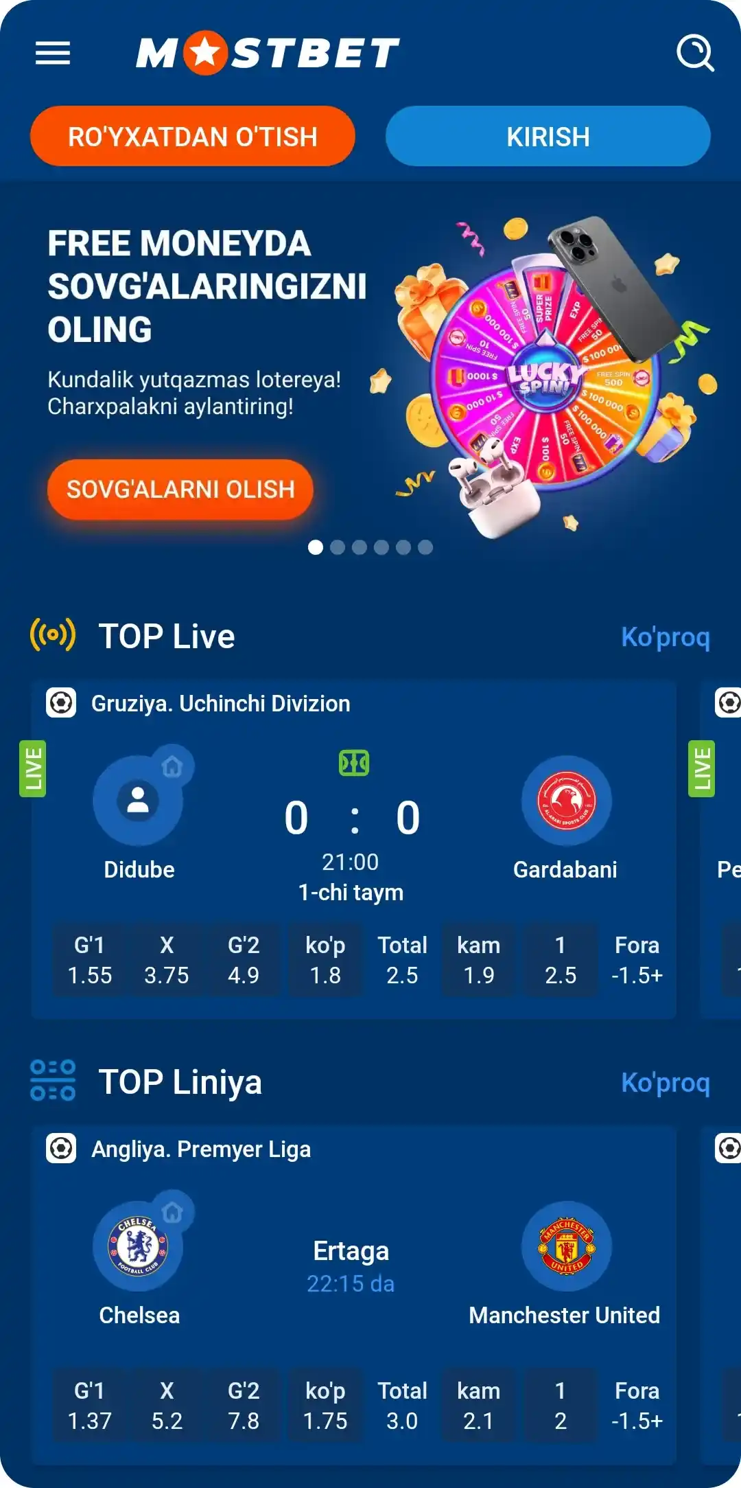 uz-mostbet-android-app Android-dagi Mostbet mobil ilovasi
